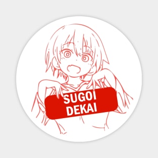 Sugoi Dekai Anime Magnet